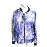 Athleta Jackets & Coats | Athleta Abstract Zip Up Jacket Size L | Color: Blue/Purple | Size: L