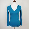 J. Crew Tops | J. Crew Teal Long Sleeve V-Neck Tee | Color: Blue/Green | Size: Xs
