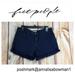 Free People Shorts | Free People Navy Blue Cutoff Short Size 28 | Color: Blue | Size: 28