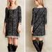 Anthropologie Dresses | Moth Anthropologie Fitted Sheath Sweater Dress | Color: Black/Gray | Size: Xs