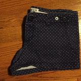 American Eagle Outfitters Shorts | American Eagle Polka Dot Shorts Size 0 | Color: Blue/White | Size: 0