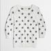 J. Crew Sweaters | J.Crew Intarsia Charley Sweater In Polka Dots | Color: Gray/White | Size: S