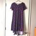 Lularoe Dresses | New Purple Lularoe Carly Dress | Color: Blue/Purple | Size: Xxs