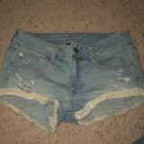 American Eagle Outfitters Shorts | Adorable Ae Jean Shorts | Color: White | Size: 6