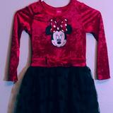 Disney Dresses | Beautiful Minnie Mouse Dress | Color: Black/Red | Size: 5tg
