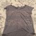 American Eagle Outfitters Tops | American Eagle Gray Tee Shirt | Color: Gray/Silver | Size: L