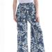 Free People Pants & Jumpsuits | Free People /// Blue Floral Dress Pants! | Color: Blue | Size: M