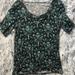 American Eagle Outfitters Tops | Aeo Top | Color: Blue/Green | Size: L