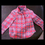 Polo By Ralph Lauren Shirts & Tops | 3t Boys Polo Ralph Lauren Button Up Plaid Shirt. | Color: Blue/Red | Size: 3tb