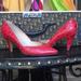 Gucci Shoes | Gucci Red Lizard Pumps | Color: Red | Size: 7.5