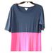 Lularoe Dresses | Lularoe Julia Dress | Color: Blue/Pink | Size: Xl