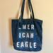 American Eagle Outfitters Bags | American Eagle Outfitters Demin Tote Bag | Color: Blue | Size: Os