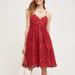 Anthropologie Dresses | Anthropologie Red Lace Dress | Color: Red | Size: 2