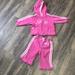 Adidas Matching Sets | Adidas Pink Tracksuit Workout Outfit Sweatsuit | Color: Pink/White | Size: 9mb