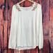 American Eagle Outfitters Tops | American Eagle Long Sleeve Top | Color: Cream/White | Size: Xl