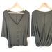 Anthropologie Tops | Anthropologie | Silence + Noise Drape Back Top | Color: Brown/Green | Size: Xs