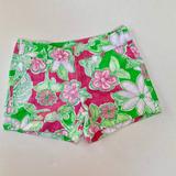 Lilly Pulitzer Shorts | Lilly Pulitzer Shorts Size 2 | Color: Green/Pink | Size: 2