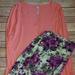 Lularoe Other | Lularoe Lynnae And Maxi | Color: Pink/Purple | Size: Small