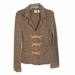 Anthropologie Sweaters | Anthropologie Hwr Boucle Velvet Cardigan Sweater S | Color: Brown/Tan | Size: S