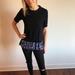 Kate Spade Sweaters | Kate Spade Broom Street Sweater Shirt | Color: Black/Blue | Size: Xs