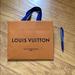 Louis Vuitton Accessories | Louis Vuitton- Authentic Small Shopping Bag | Color: Blue/Orange | Size: 10.5x9x6.5 Inches