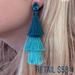 Anthropologie Jewelry | Anthropology Earrings! Dangle | Color: Blue | Size: Os