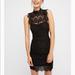 Free People Dresses | Free People Lace Bodycon Dress | Color: Black | Size: L