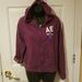 American Eagle Outfitters Sweaters | Aeo 77 Purple Hoodie | Color: Purple/White | Size: M