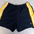 Nike Shorts | *Nike Dark Navy Blue & Yellow Running Shorts | Color: Blue/Yellow | Size: S