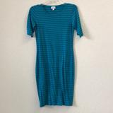 Lularoe Dresses | Blue Stripe Dress | Color: Blue | Size: Xs