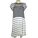 American Eagle Outfitters Dresses | Casual Stripped Dress | Color: Black/White | Size: Xl