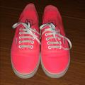 Vans Shoes | Bright Pink Vans | Color: Pink | Size: 7.5