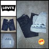 Levi's Bottoms | Boy's Levi's Signature Athletic Jeans | Color: Red | Size: 4b