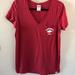 Pink Victoria's Secret Tops | Arkansas Razorbacks Collegiate Collection V-Neck | Color: Red | Size: M