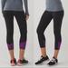 Lululemon Athletica Pants & Jumpsuits | Lululemon Pace Rival Crop Sz 4 | Color: Black/Red | Size: 4