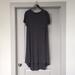 Lularoe Dresses | Grey Lularoe Carly | Color: Gray | Size: M