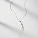 Anthropologie Jewelry | Anthropologie Nika 14k Gold Sparkle Y-Necklace Nwt | Color: Gold/Gray | Size: Os