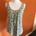 Anthropologie Tops | Anthropologie Floral Tank Top | Color: White/Yellow | Size: M