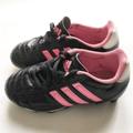 Adidas Shoes | Girl’s Adidas Soccer Spikes | Color: Black/Pink | Size: 10g