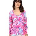 Lilly Pulitzer Tops | Lilly Pulitzer Sorella Blouse | Color: Pink | Size: M