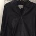 Nine West Jackets & Coats | Black Leather Coat | Color: Black | Size: 8