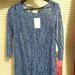 Anthropologie Tops | Anthropologie See Through Shirt/Dress. | Color: Blue | Size: M