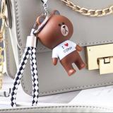 Disney Accessories | Line Friends Key Chain | Color: Red/White | Size: Various