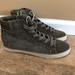 American Eagle Outfitters Shoes | Grey Studded Sneaker | Color: Gray/Green | Size: 8