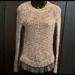 Anthropologie Tops | Anthropologie Knit Sweater By Moth | Color: Gray/Red/Tan | Size: Sp