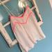 American Eagle Outfitters Tops | American Eagle Tank Medium | Color: Cream/Pink | Size: M