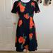 Anthropologie Dresses | Anthropologie Mcginn Poppy Palette Floral Dress | Color: Black/Orange | Size: 6