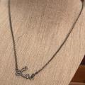 American Eagle Outfitters Jewelry | Ae “Love” Necklace | Color: Gray/Silver | Size: 8” Long