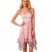 American Eagle Outfitters Dresses | American Eagle Outfitters Handkerchief Fit & Flare Dress Small | Color: Blue/Pink | Size: S