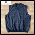 Burberry Shirts | Authentic Mens Burberry Golf Plaid Vest Size Xl | Color: Black/Gray | Size: Xl